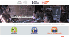 Desktop Screenshot of ineaformate.conevyt.org.mx